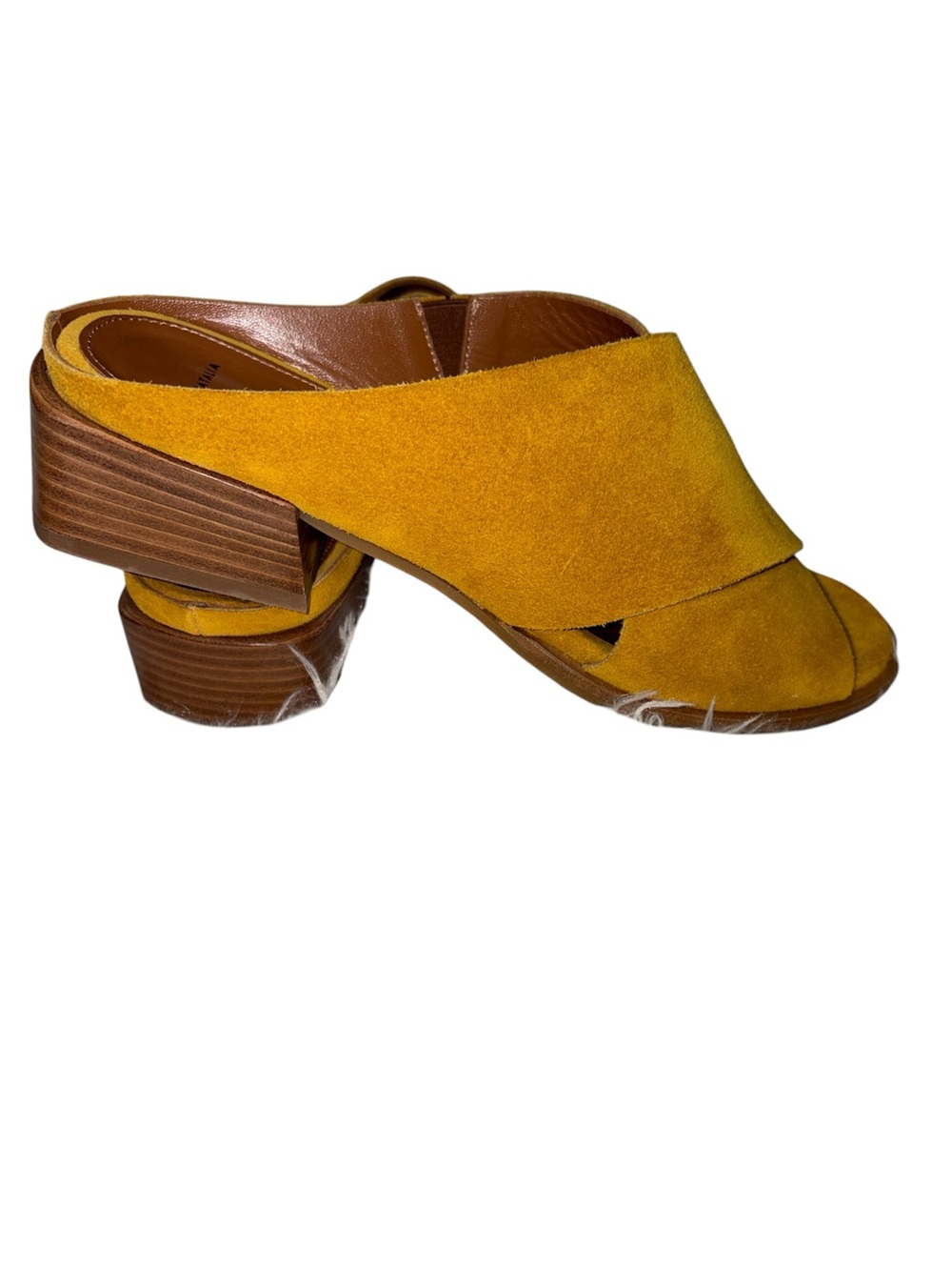Aquatalia Womens Helen Sun Suede Sandals Sz 7 Medium